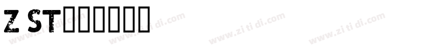 Z ST原尖字体转换